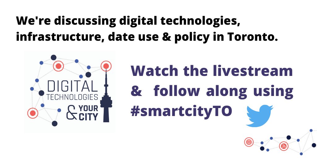 GetInvolvedTO's tweet photo. Watch the livestream of tonight's public consultation on digital technologies & data:
https://t.co/1aDl6t6TBK
Follow along, submit your questions and have your say by using #smartcityTO
#Toronto #tech #smartcities #consultation https://t.co/p78s0SibCv