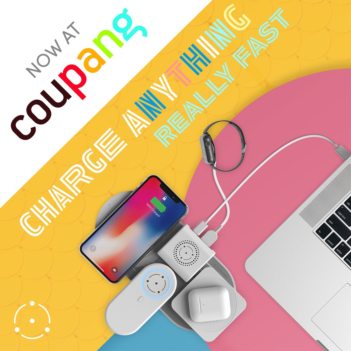FliCharge's tweet photo. The future of mobile power delivery just landed across the world at @Coupang . The largest online retailer in South Korea now features the FLI Charge ecosystem for sale. Start charging SUPER fast at https://t.co/tUa82hVvCW #livelifefullycharged #FLIhub https://t.co/Ky5ZP9Vvc6