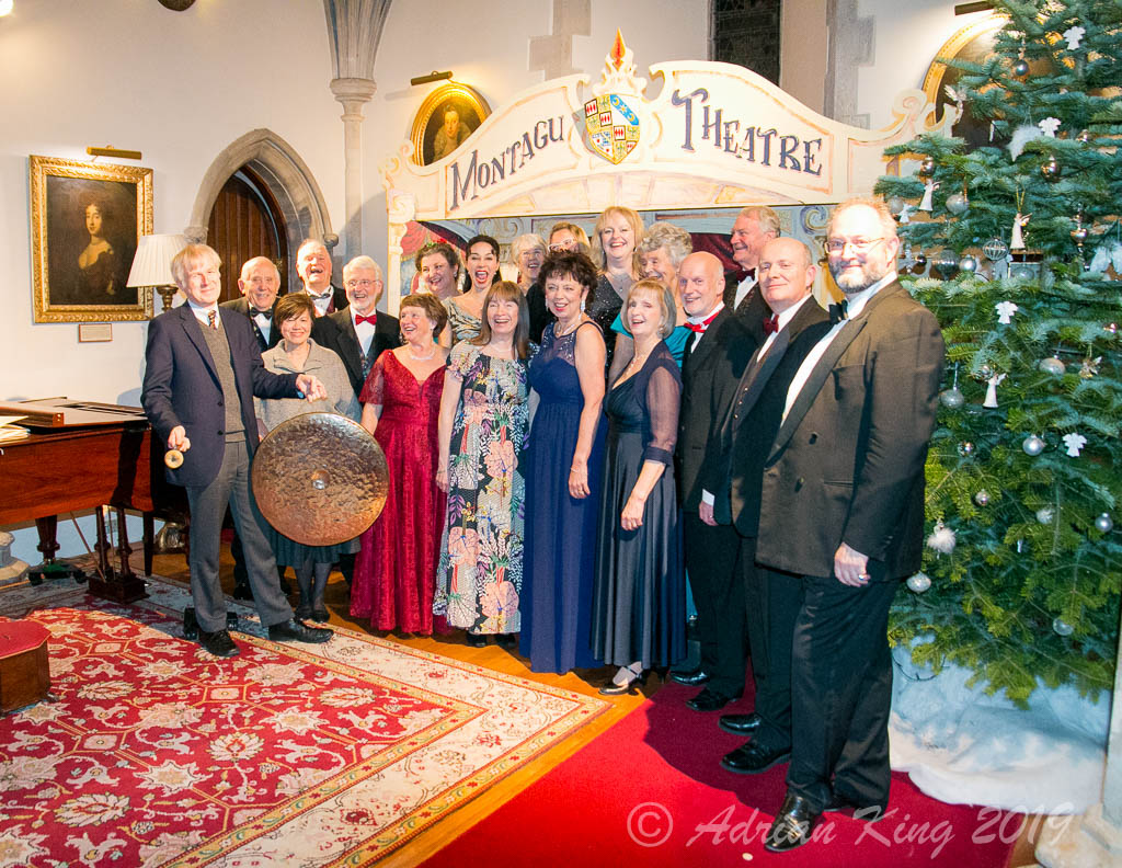 BournemouthGaSP's tweet photo. "Three little maids from Poole!?" (The Vintage Version!) #Charity #Christmas #Concert at #PalaceHouse @Beaulieu_Hants performing to Lord and Lady #Montagu and guests. £500 raised for @macmillanlocal 
video https://t.co/lT7j3f3QsS
#GilbertAndSullivan #TheMikado https://t.co/87xFlpb6CC