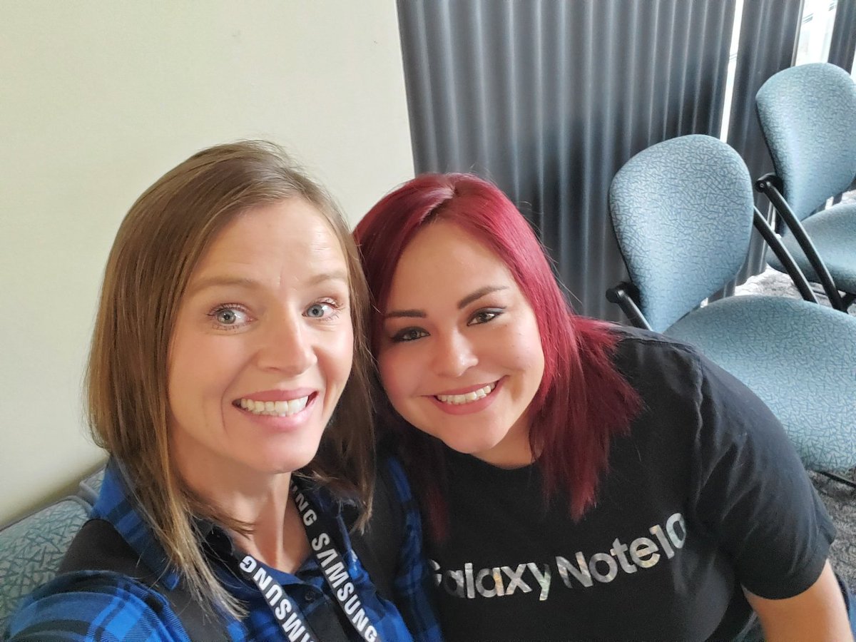 SamsungAshWTX's tweet photo. Altice Mobile Event! They are so pumped to have our Galaxy A, S &amp; Note series apart of their  lineup! 
#collaboration #samsung 
@alticemobile @AprilUrrutia @Krivs14 https://t.co/NPPfoY9989