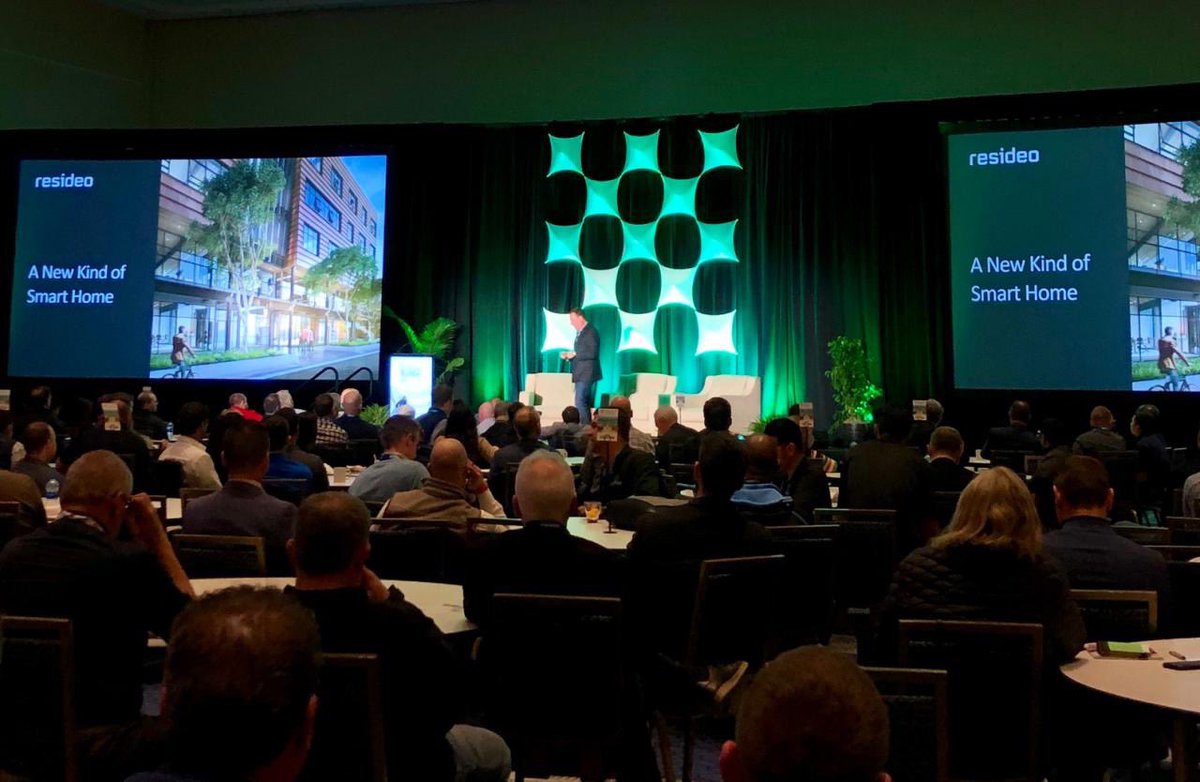 HarksIoT's tweet photo. Thank you @JohnGalante and the whole @TecHomeBuilder team for allowing me to present @resideo’s vision for the #smarthome. Great event, impressive group of attendees. #weareresideo #SmartHome #iot #smarthomesimplified https://t.co/V8igL1Qavf