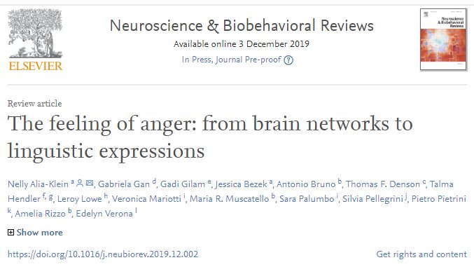 Gadi Gilam גדי גילעם جدي جيلام (@gadigilam) on Twitter photo The feeling of anger: from brain networks to linguistic expressions
doi.org/10.1016/j.neub…
Such a great honor to be part of this wonderful team!
<a href="/NellyKl25425153/">Nelly Klein</a> @gabrielagan21 (and all the others I couldn't find a handle for) The feeling of anger: from brain networks to linguistic expressions
doi.org/10.1016/j.neub…
Such a great honor to be part of this wonderful team!
<a href="/NellyKl25425153/">Nelly Klein</a> @gabrielagan21 (and all the others I couldn't find a handle for)