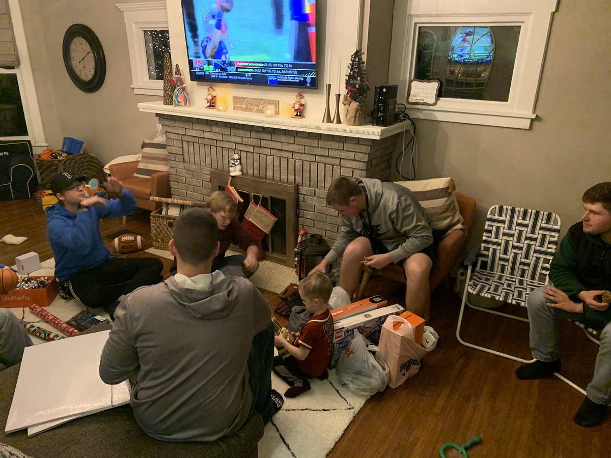 Super proud of our young men. Raised almost $900 in a week for a family in need for the holidays. Great night for our seniors and program.