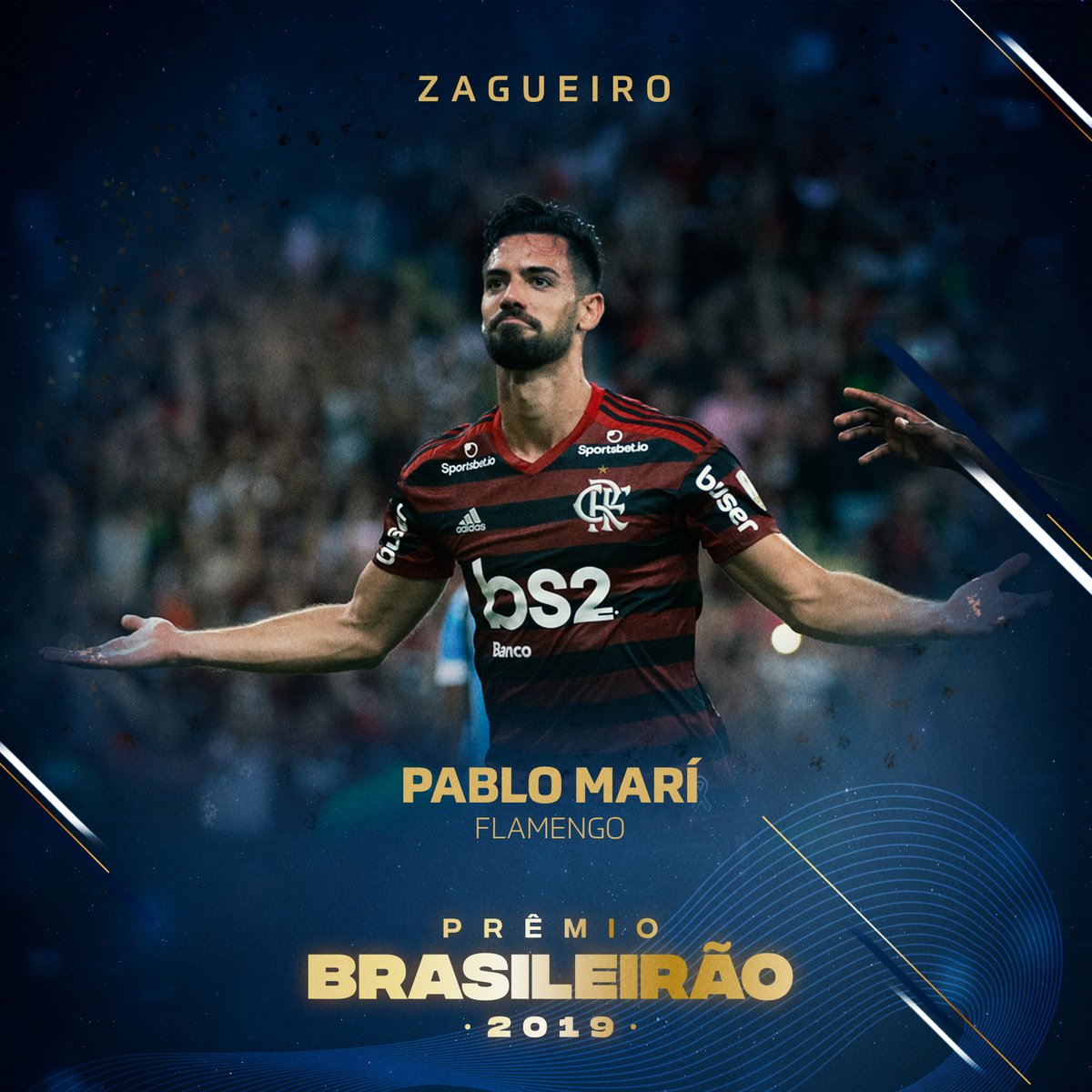 CBF_Futebol's tweet photo. Seleção do Brasileiro 2019!

Melhores Zagueiros: Rodrigo Caio e Pablo Marí https://t.co/AQP4e83CXV