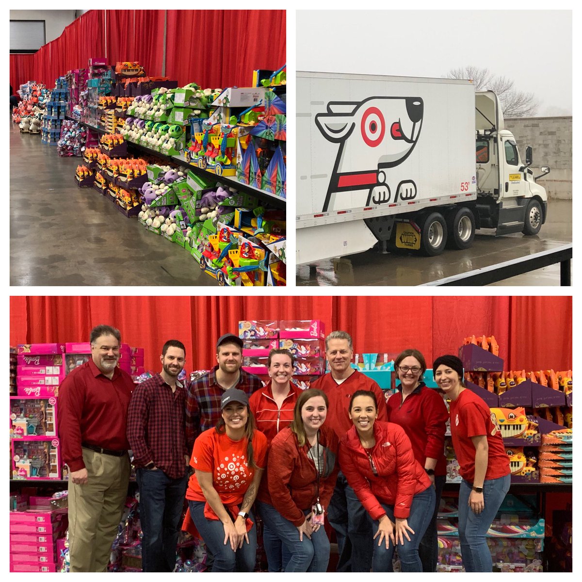 Had THE best time with this squad at a <a href="/ToysForTots_USA/">Toys for Tots</a> volunteer event coordinated by @jess4bullseye. So grateful to be part of the #D146 team. #WorkSomewhereYouLove <a href="/TLLexie/">Lexie</a> <a href="/nagel_bryan/">Bryan N</a> @apcartee10 <a href="/ShopTheBullseye/">Nicole Thalacker</a>