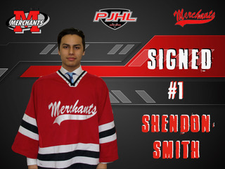 NorwichJrC's tweet photo. The Merchants are pleased to announce the signing of goaltender Shendon Smith for the remainder of the 2019-20 season! Welcome to Norwich Shendon! https://t.co/qrKoe9zpa8