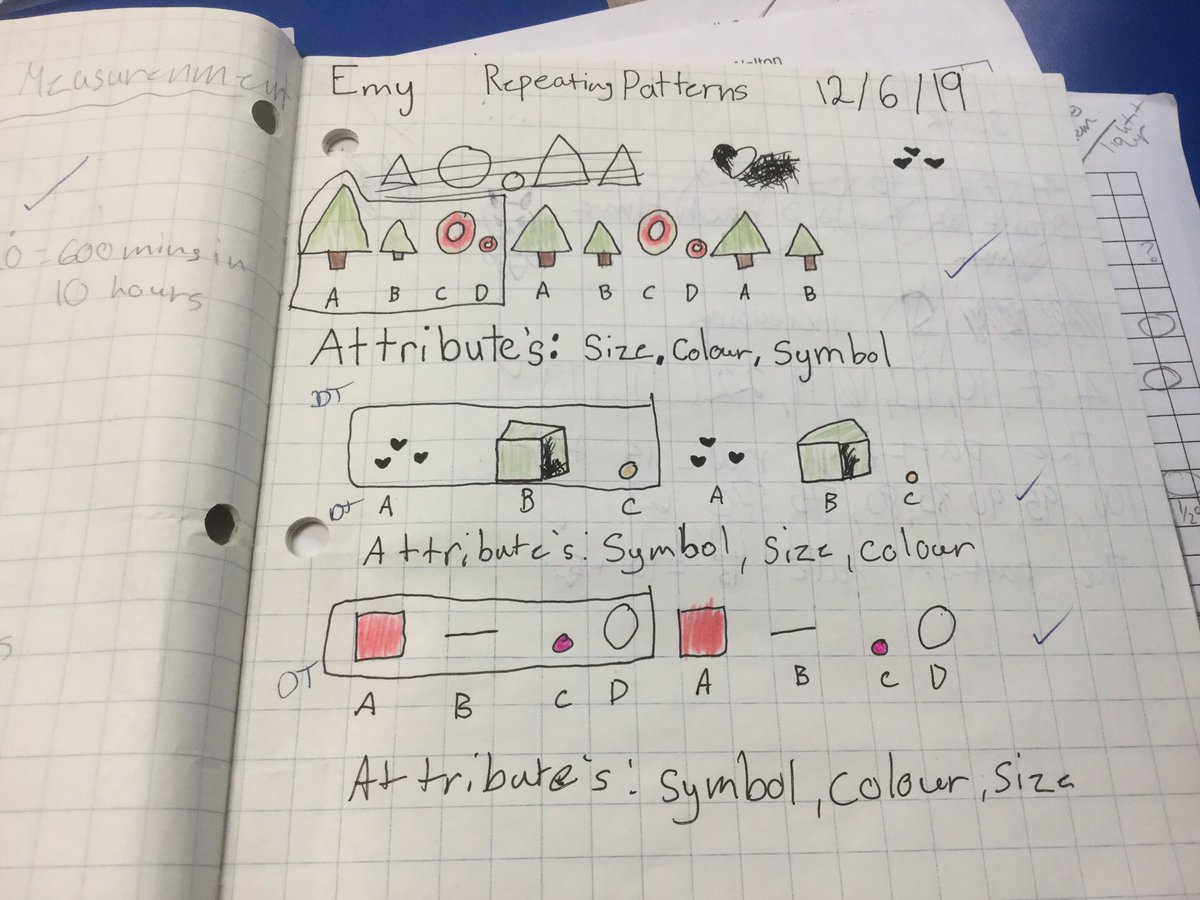 waltonsclass's tweet photo. Gr 6 Think Tank @LaurierEdu TEC Mr. Taylor @dtaylortec #problemSolving patterning #ssthink creating their own numerical increasing, decreasing &amp; repeating patterns for our #UglyChristmasSweater sweaters understanding pattern rule to prep #mathart @WestwoodUGDSB @ugdsb #wlued https://t.co/L0Camhvkjq