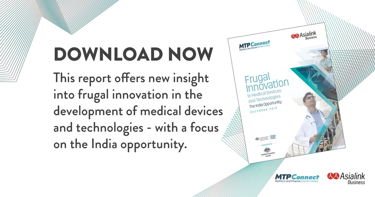 asiacapable's tweet photo. JUST RELEASED: We were delighted to partner with @MTPConnect_AUS to develop a 1st of its kind report discussing opportunities for Aus developers &amp; producers of medical devices &amp; technologies in #India created by the rise of frugal innovation. Download now: https://t.co/bVl6dZkFuH https://t.co/xaECahRWw8