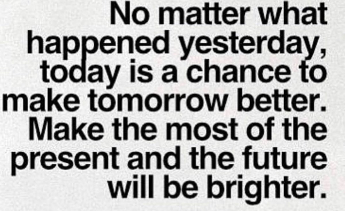 The past is in the past. Take a breath, shake it off, and keep moving forward! #edchat