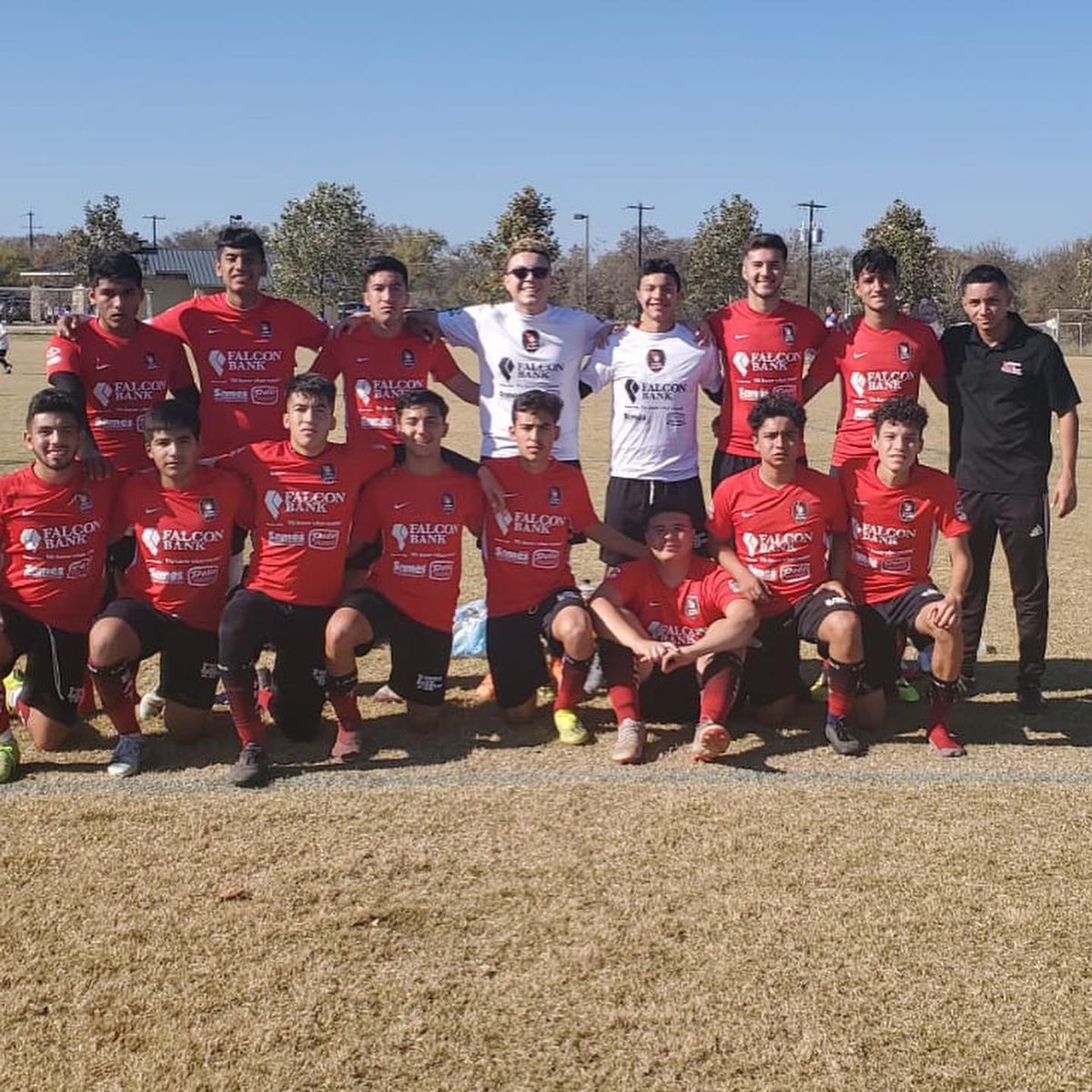 LaredoHeatSC's tweet photo. On to the @STYSAOrg D-II State Finals in Houston for our U19 Boys
Posted a 1-0-1 record in the Western District Finals to earn the trip to H-Town #FallChampionship #HolaLaredo
Thank You Sponsors
#FalconBank
#PolloPalenque
@sameslaredo
#BricksAndTile
#QuantumConstruction
❤️⚽️ https://t.co/RZjCumZLtC