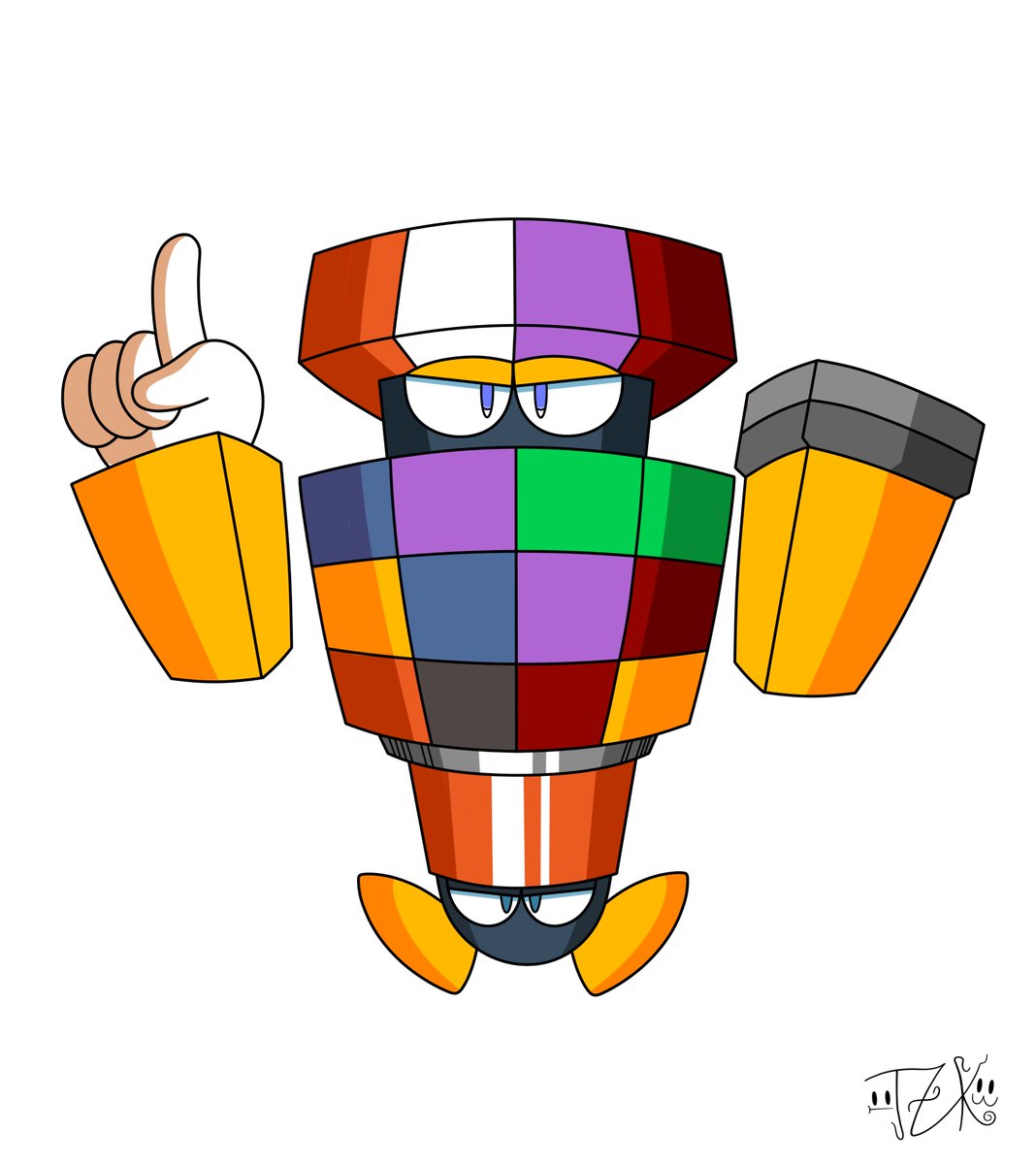 TorchicZk's tweet photo. Un nuevo artwork de rubik man :T
Hacer de mis otros robots tardara

#Megaman #Rockman #OC #originalcharacters #Robot_Master https://t.co/B8ojJPb44v