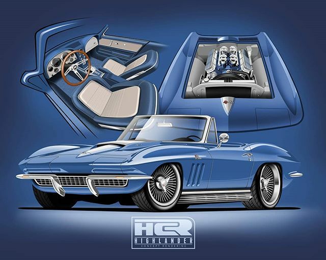 TavisHighlander's tweet photo. Wrapping up the '66 Vette project. Clean and classic. #c2 #c2corvette #66corvette https://t.co/QZrzfBSTvX https://t.co/xPwOSLgfaE