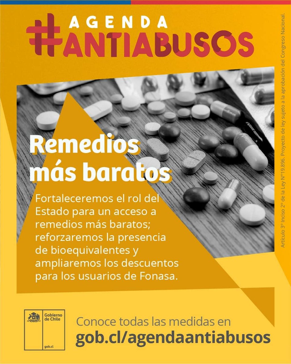 El Gobierno tiene la firme convicción de que debemos construir un país más justo; con menos desigualdades; y más oportunidades, por eso hoy el Pdte <a href="/sebastianpinera/">Sebastian Piñera</a> presentó la #AgendaAntiabusos, así avanzaremos por un trato Justo para todos los ciudadanos!