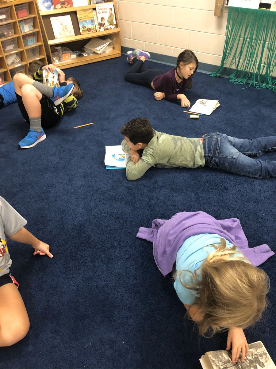 AmyRyanbc's tweet photo. My favorite place @chpinckneyelem is our reading rug! This is where we get to learn about each other during community circle! We also get to share and read great books here! #cpe12days https://t.co/fKnLbTk9Oh