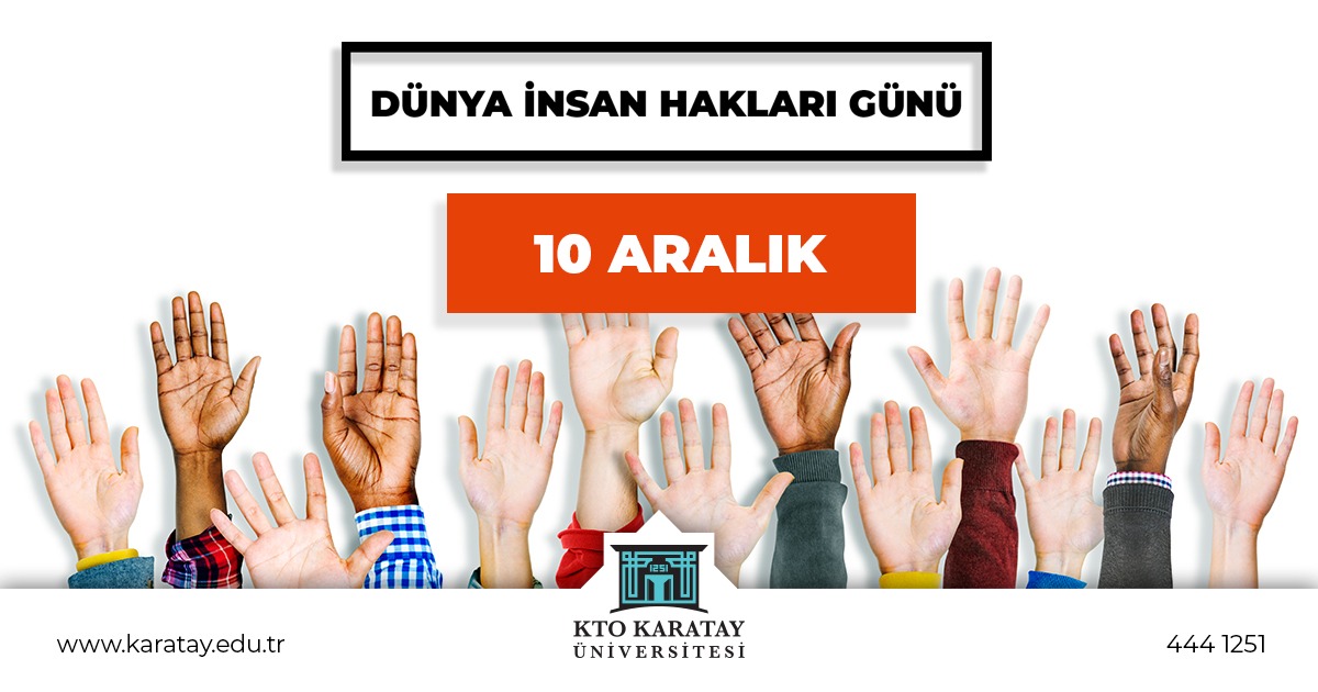 İnsan Hakları Evrensel Beyannamesi Madde 1: "Bütün insanlar özgür, onur ve haklar bakımından eşit doğarlar. Akıl ve vicdana sahiptirler, birbirlerine karşı kardeşlik anlayışıyla davranmalıdırlar." 

#10AralıkDünyaİnsanHaklarıGünü Kutlu Olsun! #insanhakları