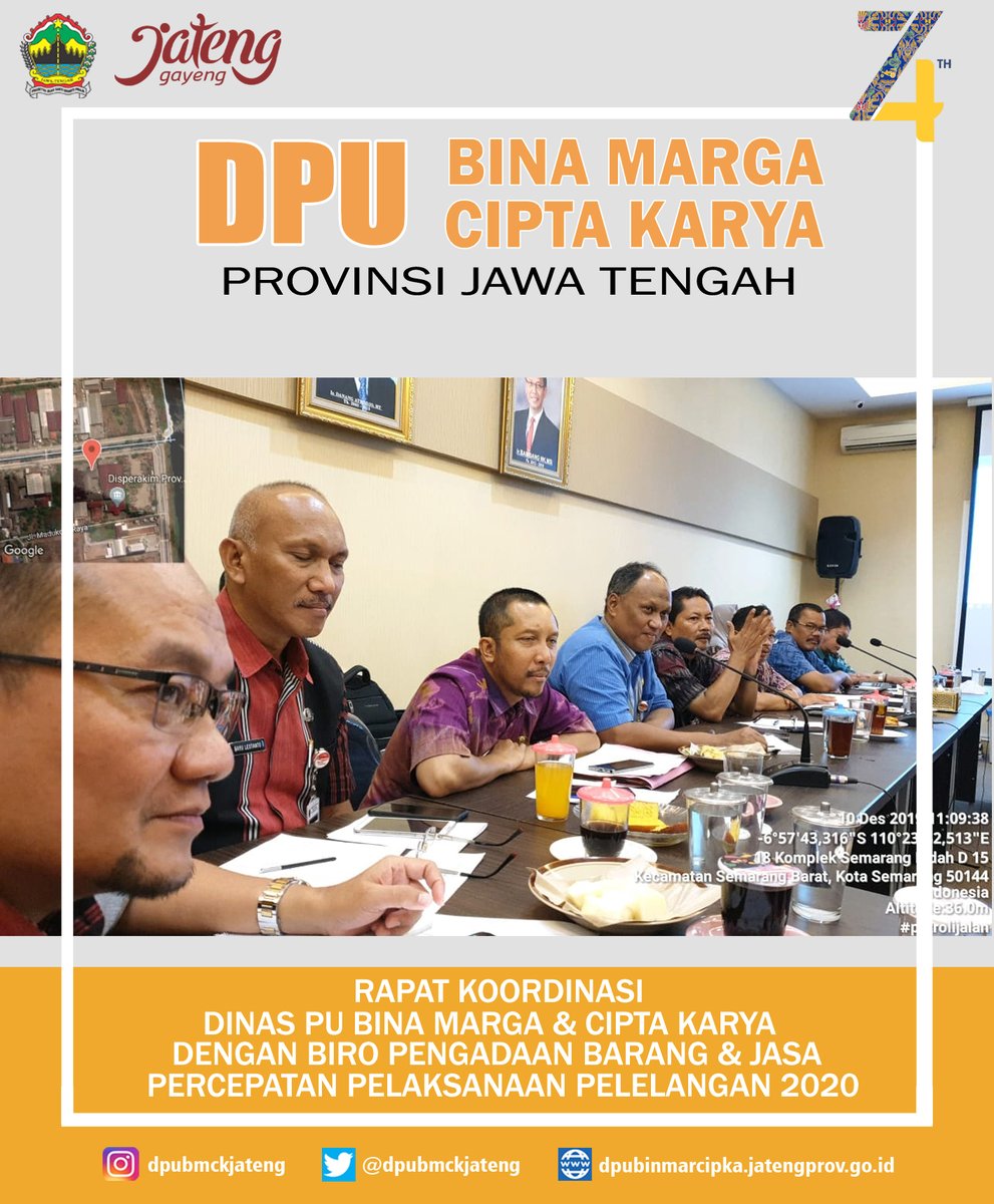 dpuprjateng's tweet photo. Rapat Koordinasi dengan @biroapbj_jtg dan @dpubmckjateng Percepatan Pelaksanaan Pelelangan TA 2020 #JatengGayeng #jatengantikorupsi https://t.co/IjFMAqpzPN