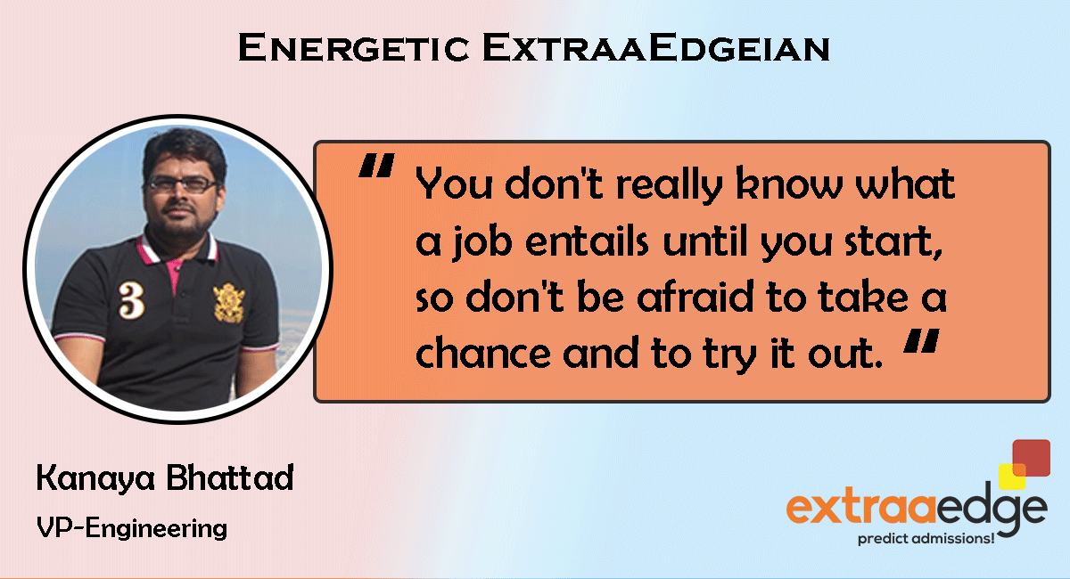 ExtraaEdge's tweet image. Meet Mr.@Kanayabhattad -VP– Engineering @ ExtraaEdge.He has 10+ years of experience. His core expertise lies in software development from desktop, web & mobile. 
Here's what he has to say about his journey
linkedin.com/feed/update/ur…
#lifeatextraaedge #startuplife #family #teamtalks