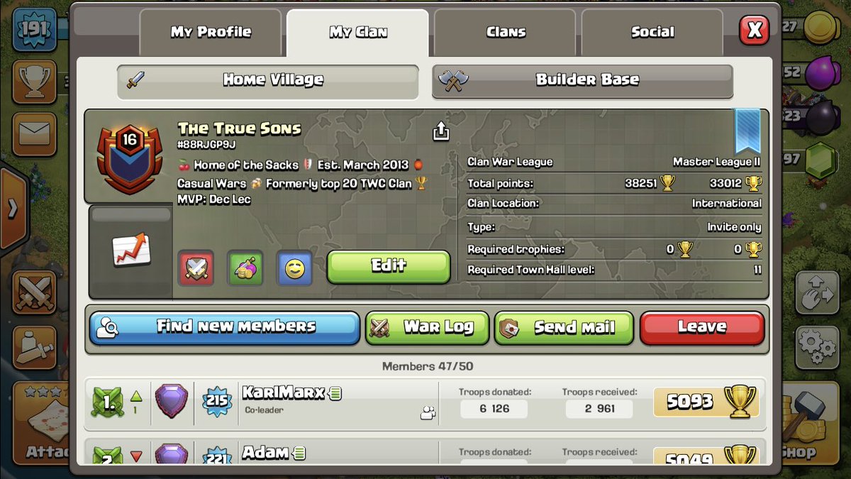 TTS_IMaz's tweet photo. Any th11+ looking for a clan? TTS is recruiting near max th11+. Join in game or dm me! https://t.co/YRkMeJt1GI