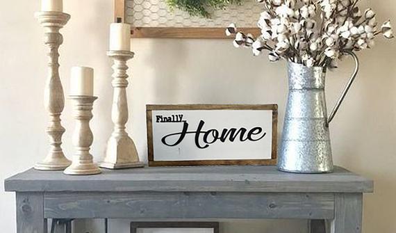 GoodnightLaser's tweet photo. finally home sign, 5th anniversary gift for #housewares #homedecor @EtsyMktgTool https://t.co/Gmah7us48h https://t.co/CZLdUFm0mV