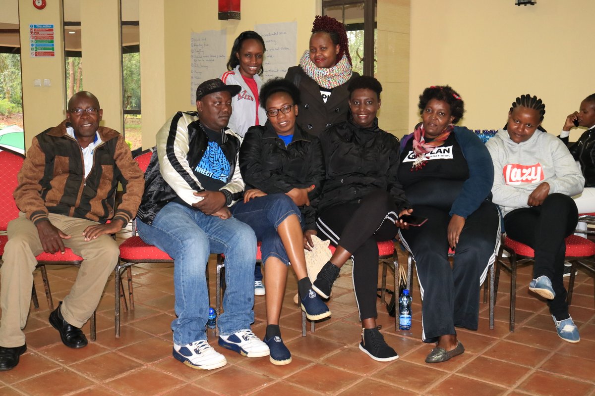 PlanKenya's tweet photo. After a long year of work. Our CEN team has pitched a camp in Sagana resort for three days to wind down, reflect on the results, successes, constraints and learning. #CEN team #WeWorkWellTogether #Better2020 #Plan4Children https://t.co/182HhyzUCn