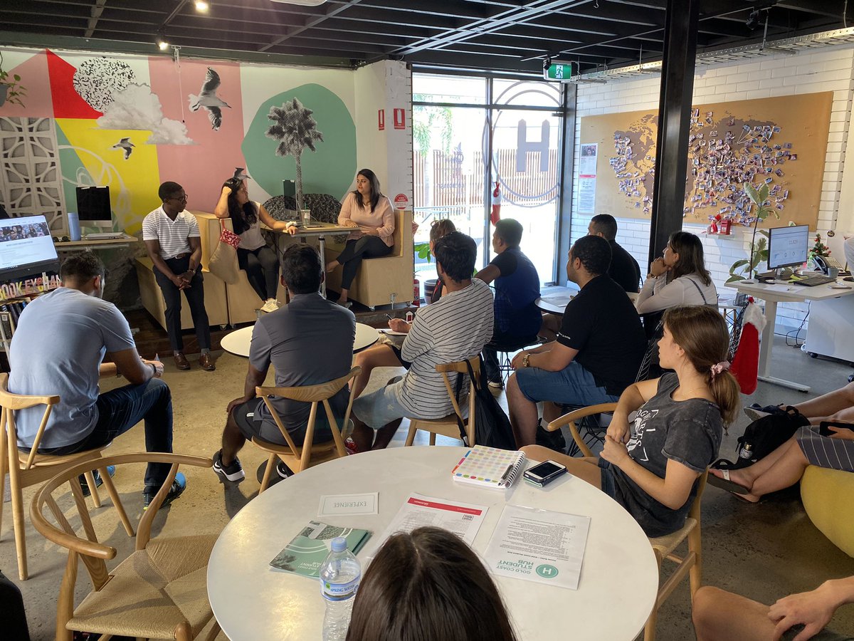 KateBennett___'s tweet image. Thank you @StudyGoldCoast for having our @GriffithMates today at the Gold Coast Student Hub to learn about the 2020 Mayor’s Student Ambassador Program. Can’t wait to see what next year brings #studyqld #studygoldcoast #griffithinternational #IntlEd