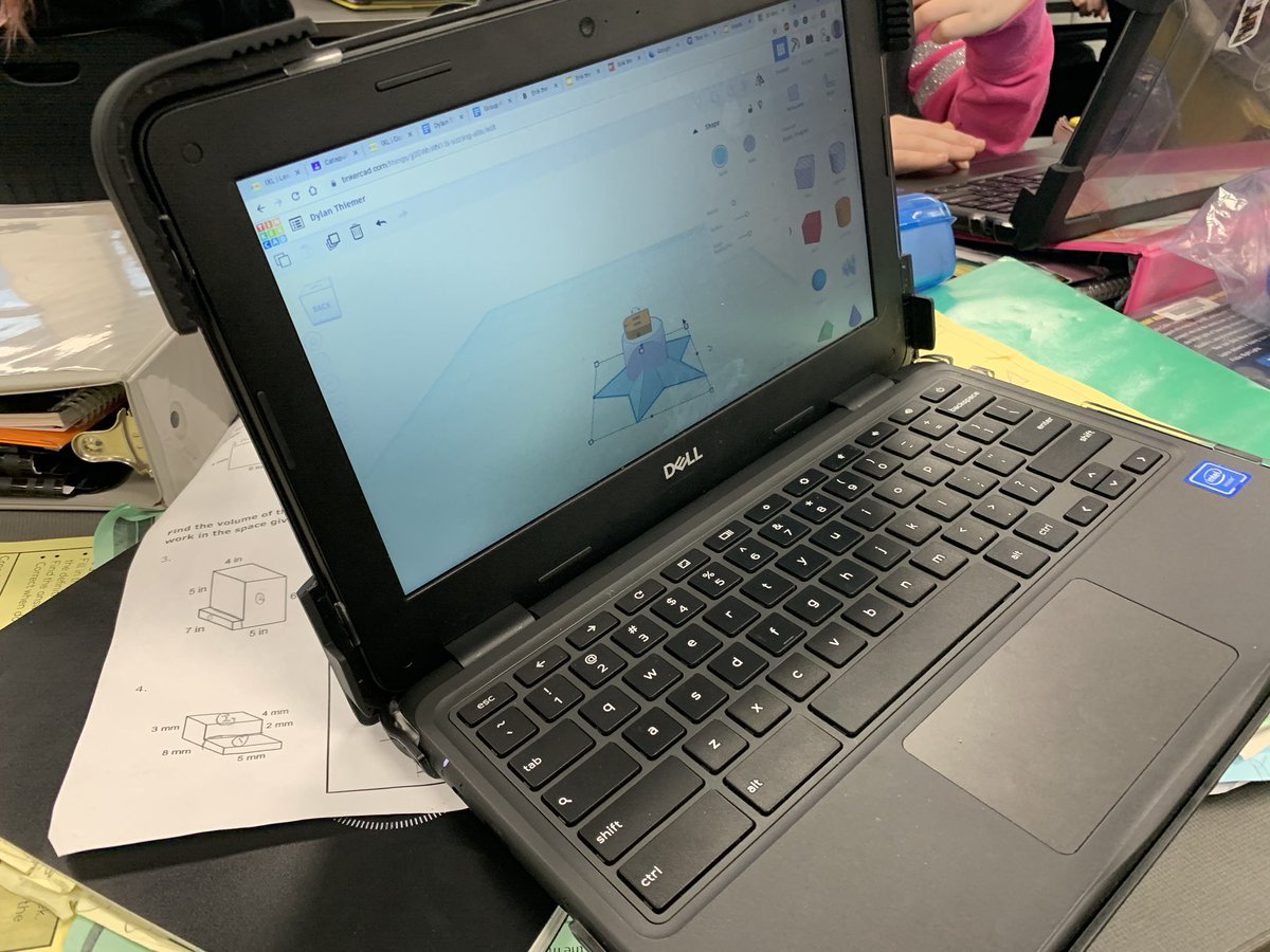 THeino's tweet photo. One of our 3D printers @MLMSmuskies is on the move! It will be housed in Mr. Thompson’s room, so students can create a variety of projects #voiceandchoice #creativity @MuskegoNorwaySc https://t.co/vRBC9PNvTo