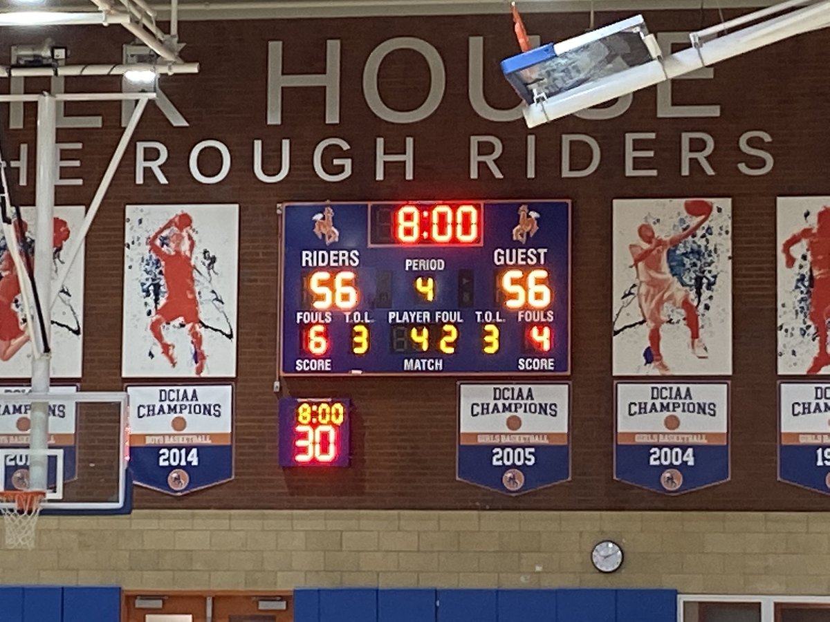 Tie game going into the 4th! #Harambee4Roosevelt