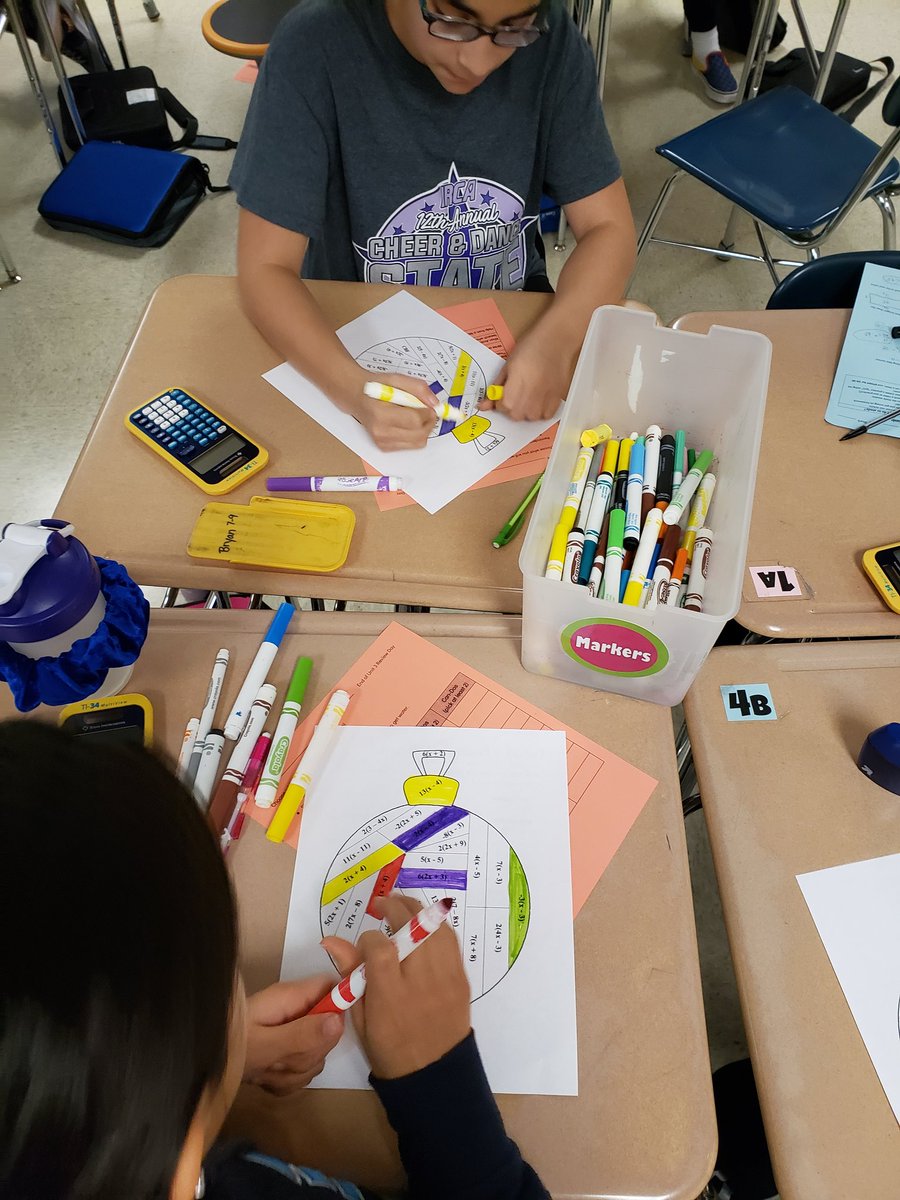 Day 77: today's Pre-Algebra review was all about choice. Students chose their own must-do and can-do list based on a self-rating. I pulled small groups, <a href="/_ronandoyle/">Ronan Doyle</a> led stations in the hall, there were games, coloring, tech, challenges, and more! <a href="/BryanD205/">Bryan Middle School</a> <a href="/d205stem/">@D205STEM</a> #teach180