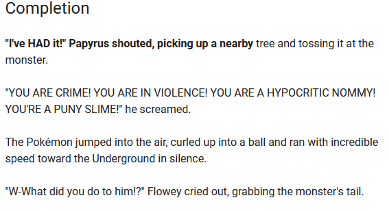 mari_keiyou's tweet photo. So, so like, I've been playing with https://t.co/FK5wWdSIWk and I don't know if it dragged text from a fanfic, but goddam this website can make some hilariousness spring forth! 🤣 https://t.co/206yQ4XdFg