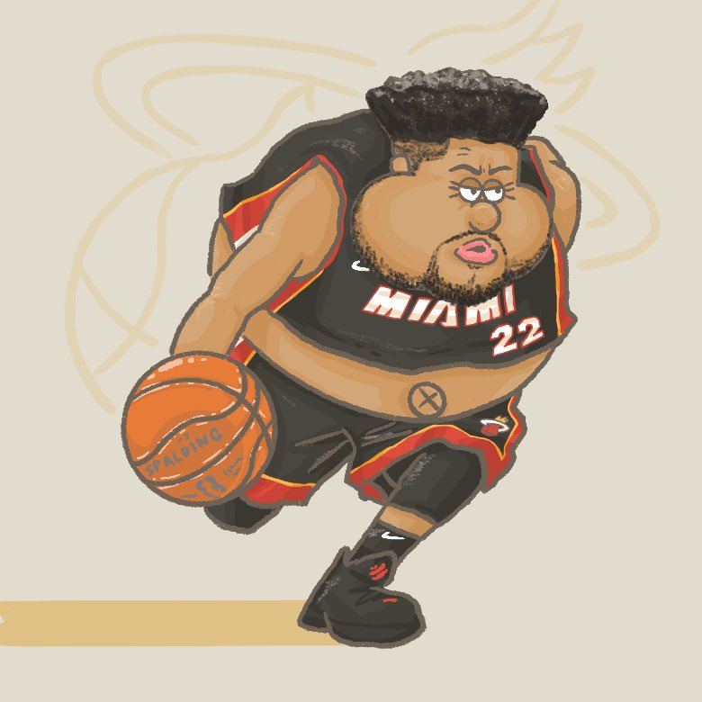 Miami Heat Basketball Jimmy Butler Cartoon Shirt - Limotees