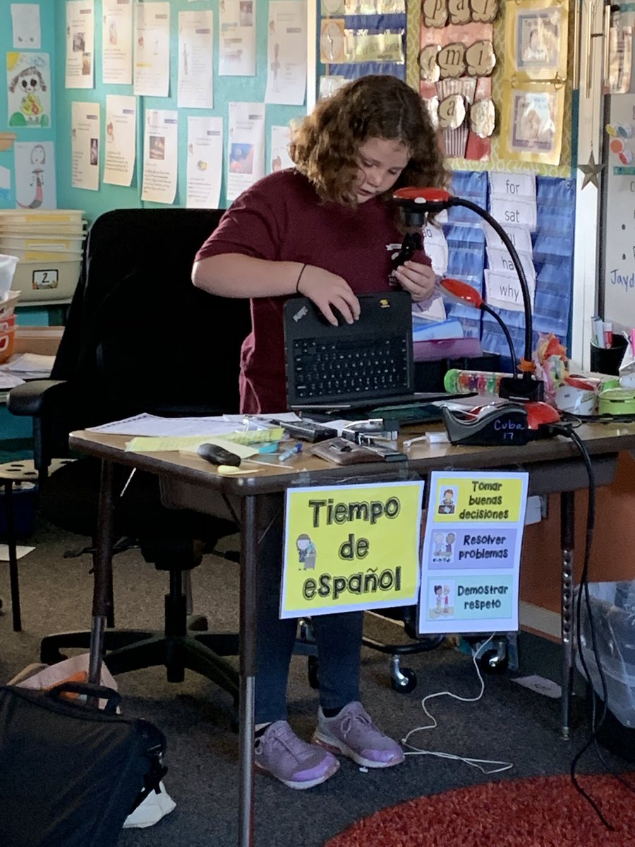 As part of World of Work chef study, kids are learning to find, read and record recipes in English. This generous student coached the class through her process. Incredible how willing these students are to help and teach each other. ♥️ <a href="/BosLangAcademy/">Bostonia Global</a> <a href="/NerelWinter/">Nerel Winter</a> #cvwow #2nd