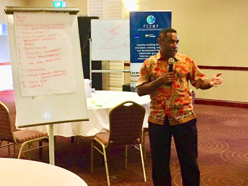 uspimr's tweet photo. Thought provoking discussions coming out of our stakeholder consultation workshop on training and education on #marineresource management with our #wantoks in #PapuaNewGuinea #PacificOcean #PEUMP https://t.co/aowC6kJkgy