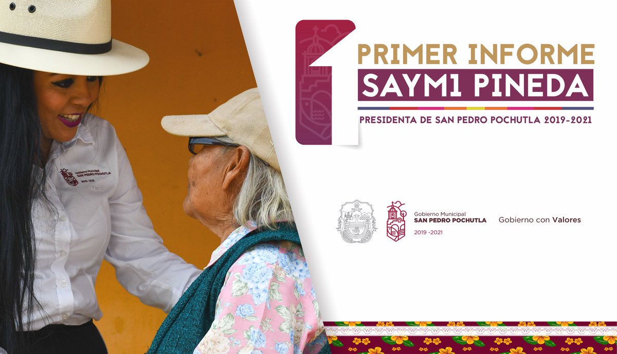 saymipinedav's tweet photo. 🙋🏻♀️ #1PrimerInforme de Gobierno, Administración 2019-2021.
🗓Domingo 15 de Diciembre
⏰ 4:00 🕓 pm
📌 Explanada Municipal de San Pedro Pochutla.
¡NO FALTES!
#GobiernoConValores #Oaxaca https://t.co/m6Z9qDvol0