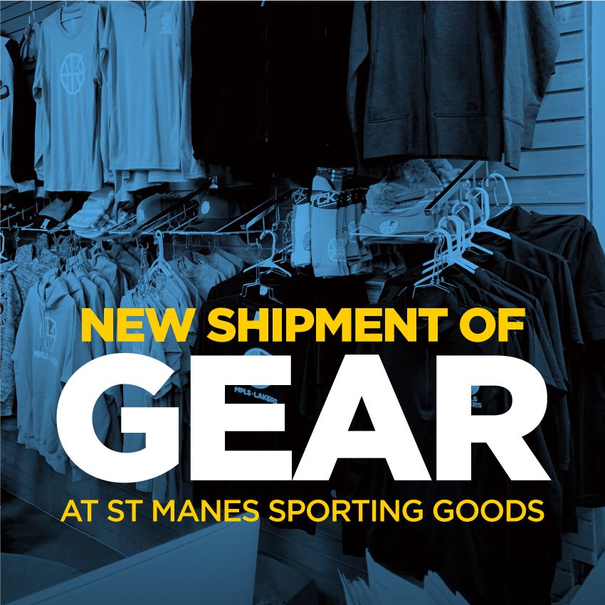 mplslakersbball's tweet photo. A new batch of items have arrived at St Manes, just in time for the Holidays! Stop in or give them a call. ππ #StManesSportingGoods #MplsLakers #MplsLakersBasketball https://t.co/8NEKyP0au9