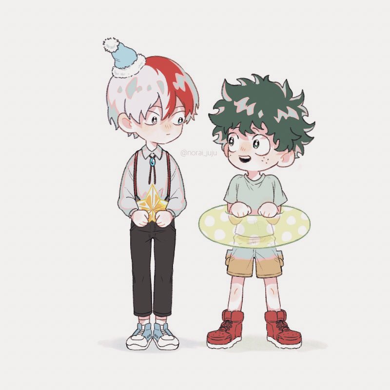 ヒロアカ 冬と夏 すみっコぐらし Tdiz Tododeku 轟出 Norai Juju のイラスト