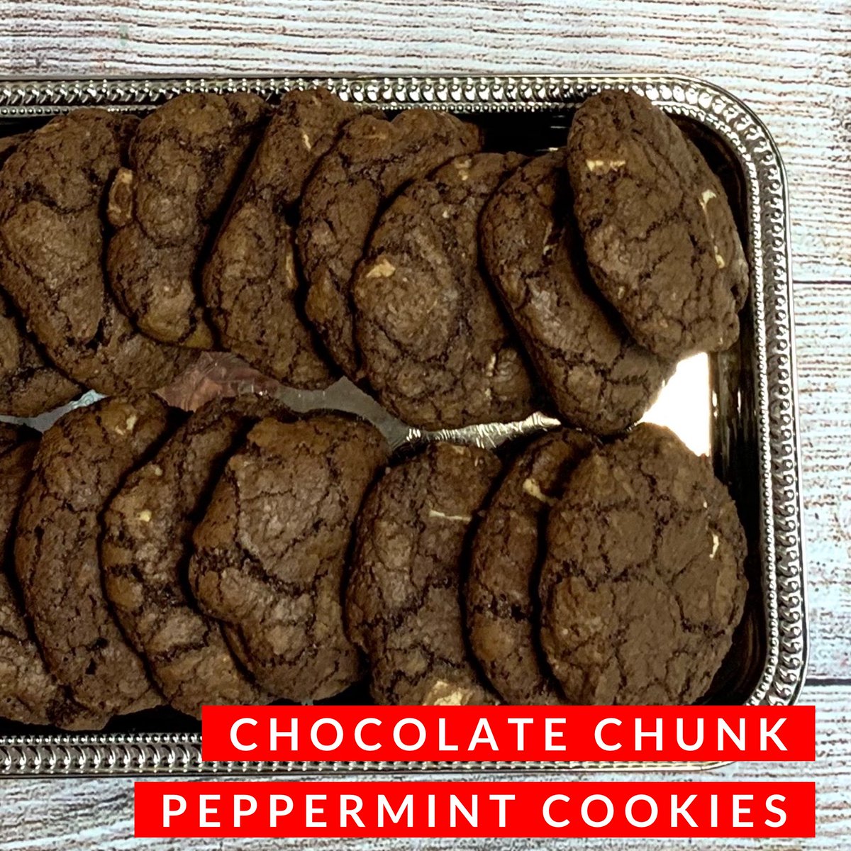 Simplydcakes's tweet photo. Chocolate chunk peppermint cookies! 😍

....

#simplydeliciousbakery #simplydelicious #cookies #dessert #yum #bakery #bakerylife #shoplocal #shopwaco #waco #wacotexas #wacotown https://t.co/bffjnuqP25