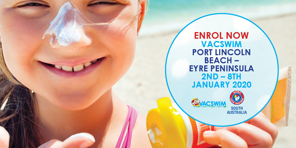 VACSWIM_SA's tweet image. Ensure your child knows how to swim &amp;amp; survive at the beach! 🏖️ 🏊

@SurfLifeSavingSA is hosting #VacswimSA programs at Port Lincoln Beach from 2nd January 2020!

Online enrolments CLOSE Mon 16th Dec @ 5pm.

ENROL NOW &amp;gt;&amp;gt; bit.ly/33A62wm