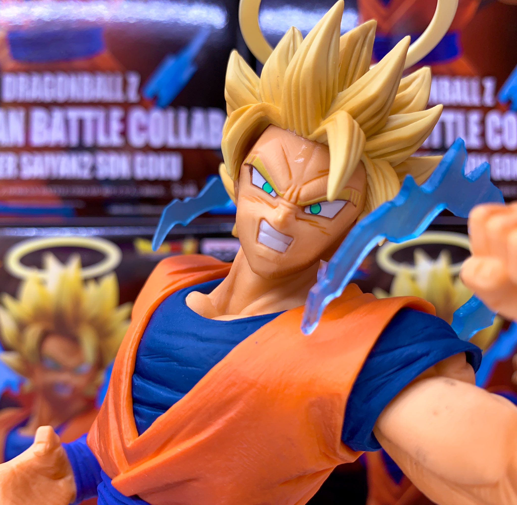 週間売れ筋 ドラゴンボールz ドッカンバトルコラボ フィギュア 超サイヤ人2 孫悟空 フィギュア Www Thjodfelagid Is