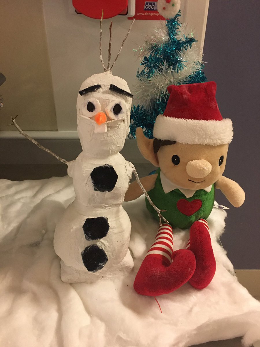 #DoYouWannaBuildASnowman #AnyResemblanceToAnyDisneyCharacterAliveOrDeadIsCoincidence #ReduceReuseRecycle #NothingUsedWasNew #HoardingAllThePlaster #LiveToLaugh #TheresStillTimeToBuyRaffleTicketsFromED