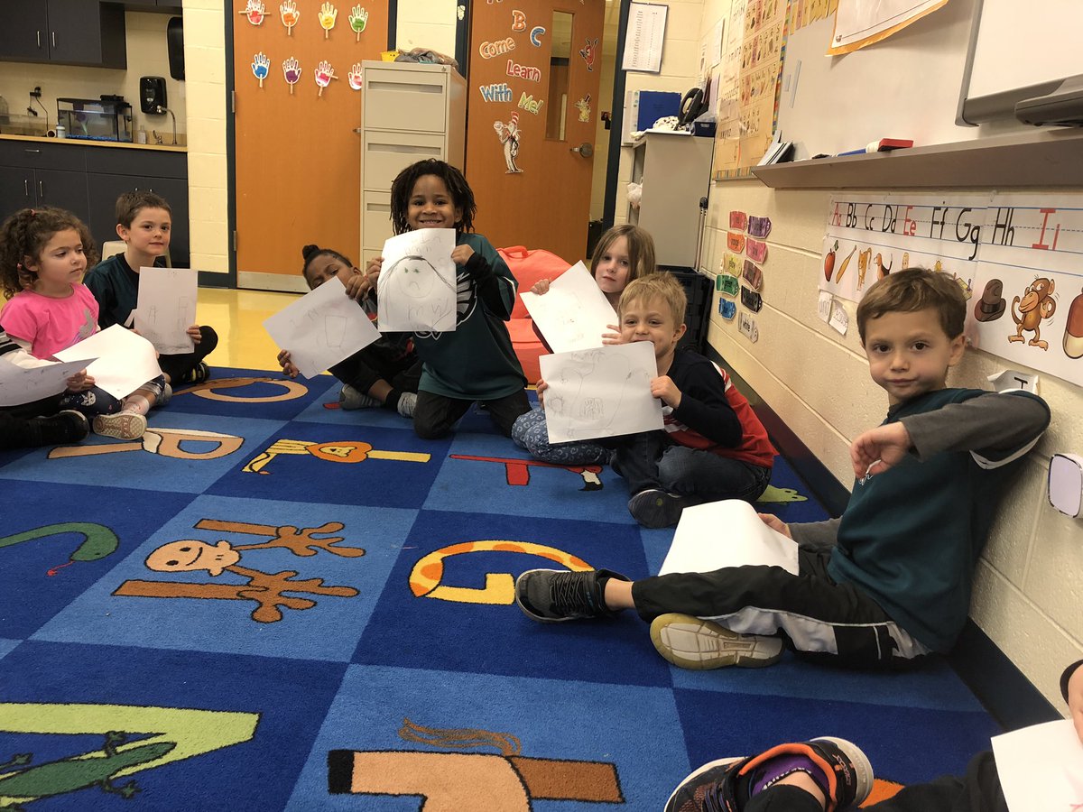 MrsMillerNPSD's tweet photo. Today we read Grumpy Monkey by Suzanne Lang and used words and pictures to tell what we like to do to cheer up when we are feeling grumpy! The kids loved this book! https://t.co/eQCW14Bp26