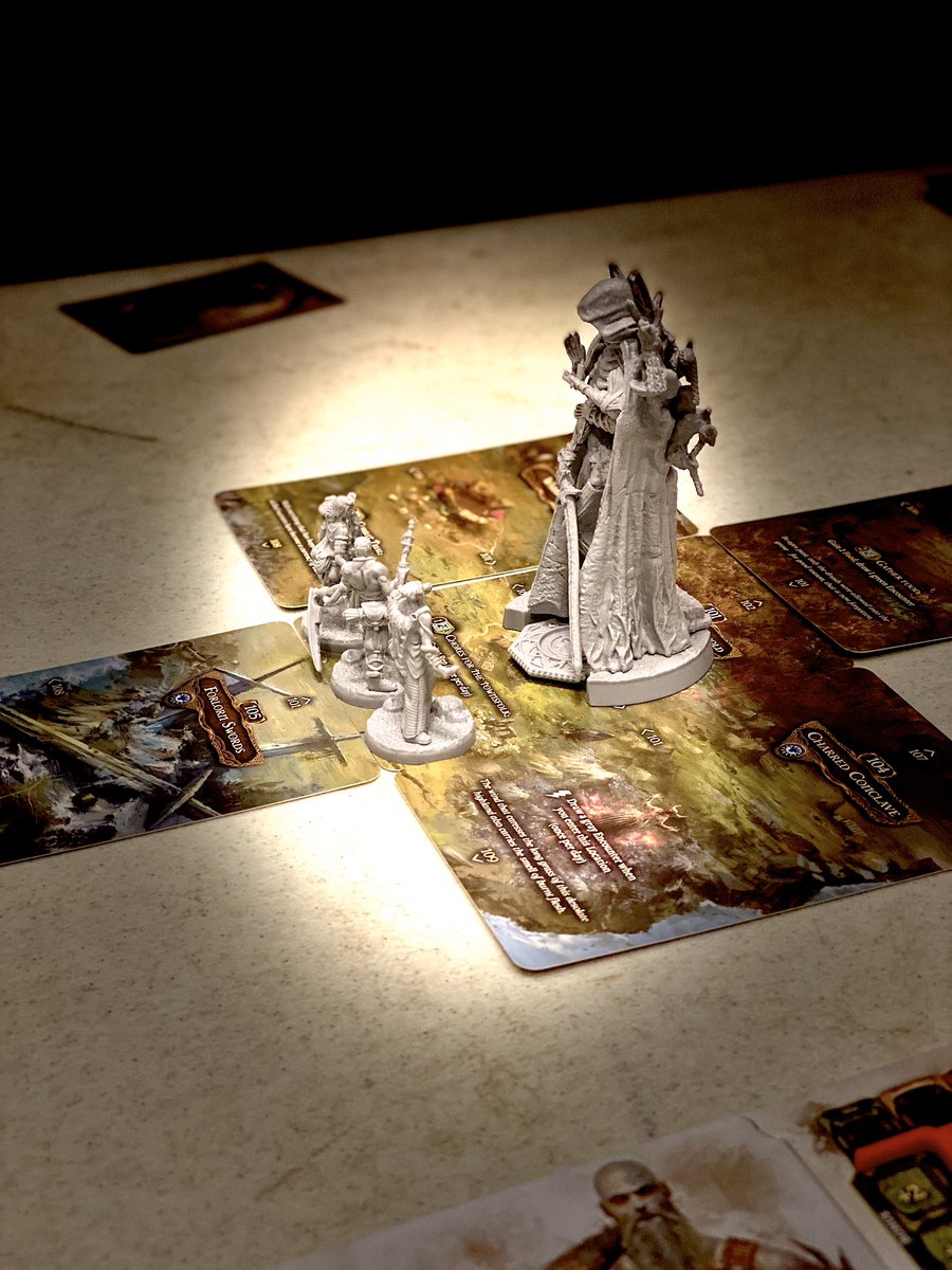 Partyof2Podcast's tweet photo. Today. We become the heroes! #taintedgrail #awakenrealms #bgg #fallofavalon #boardgamer #boardgame #kingArthur #coop #campaign #menhir #maggot https://t.co/xEOgBXZbYT