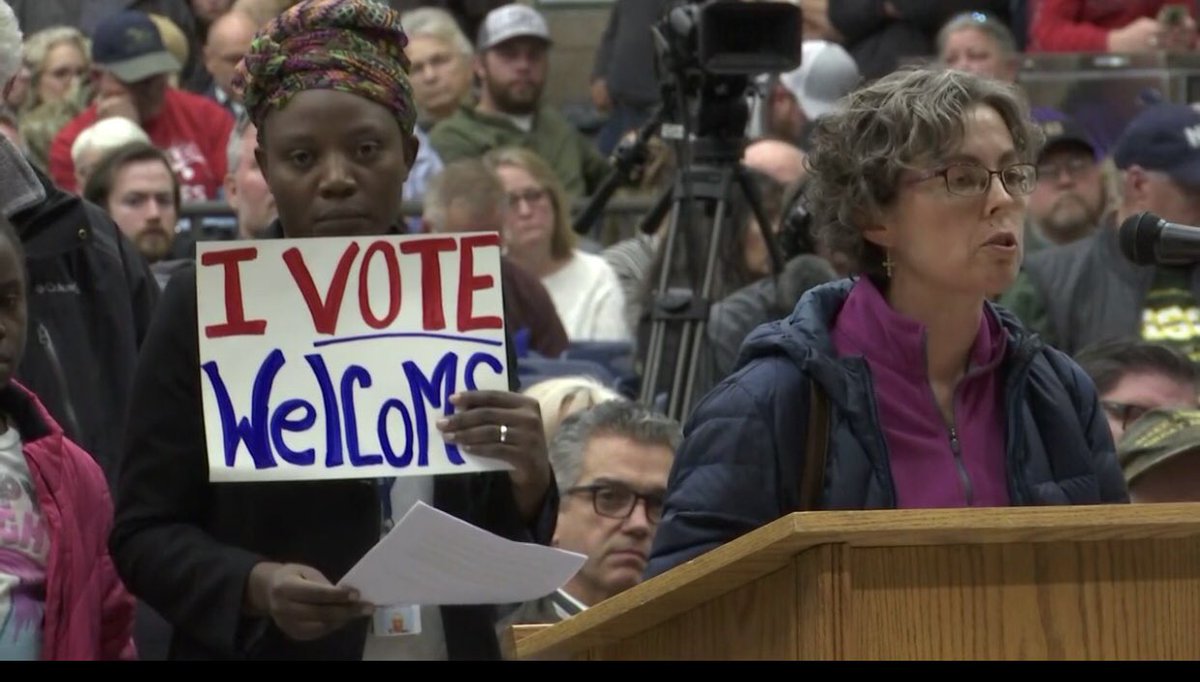 After watching a three hour county commission meeting. I’m happy to say that we vote WELCOME in Burleigh county. LOTS of work to do in our community around diversity and bias.