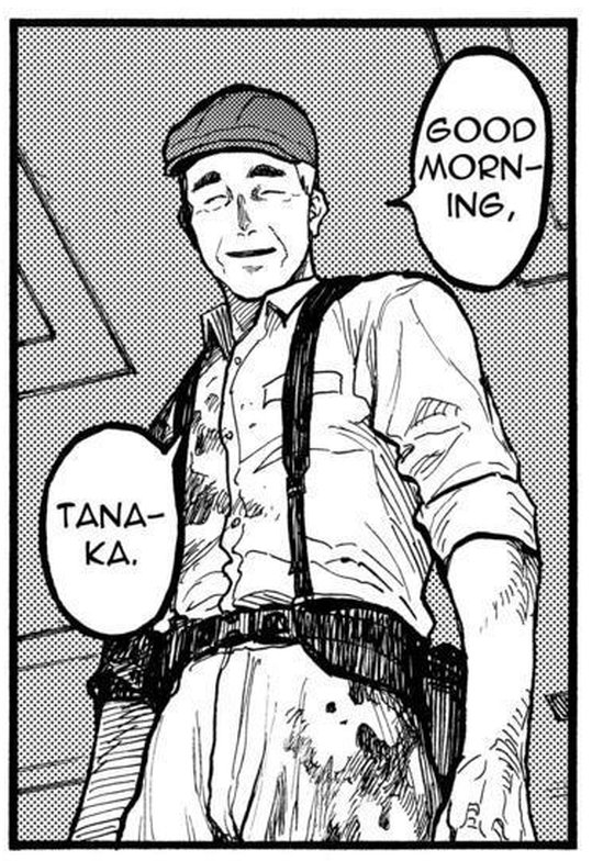 great thing about old men, the similarities and differences between their older and younger selves. Usually the similarities are within and the differences are on the outside; it's just so good 