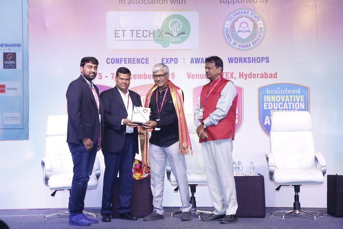 jawahar4's tweet photo. #drjawaharsurisetti speech and felicitation at the #brainfeed national Conference at ⁦@HITEXLTD⁩ on #schooledu and #highered with ⁦@brainfeededumag⁩   #hyderabad https://t.co/NLCjZpuC86