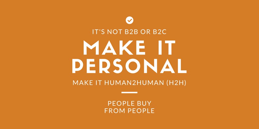 rahul_murarka's tweet photo. Its not B2B or B2C, Its should always Human to Human (H2H)
#b2b #b2c #b2b2c #humanthing #tuesdaythought #smallinsightsbigimpact #kaizenbeliever #lightworker #business #marketing #digitalmarketing https://t.co/oZc1Hks43w