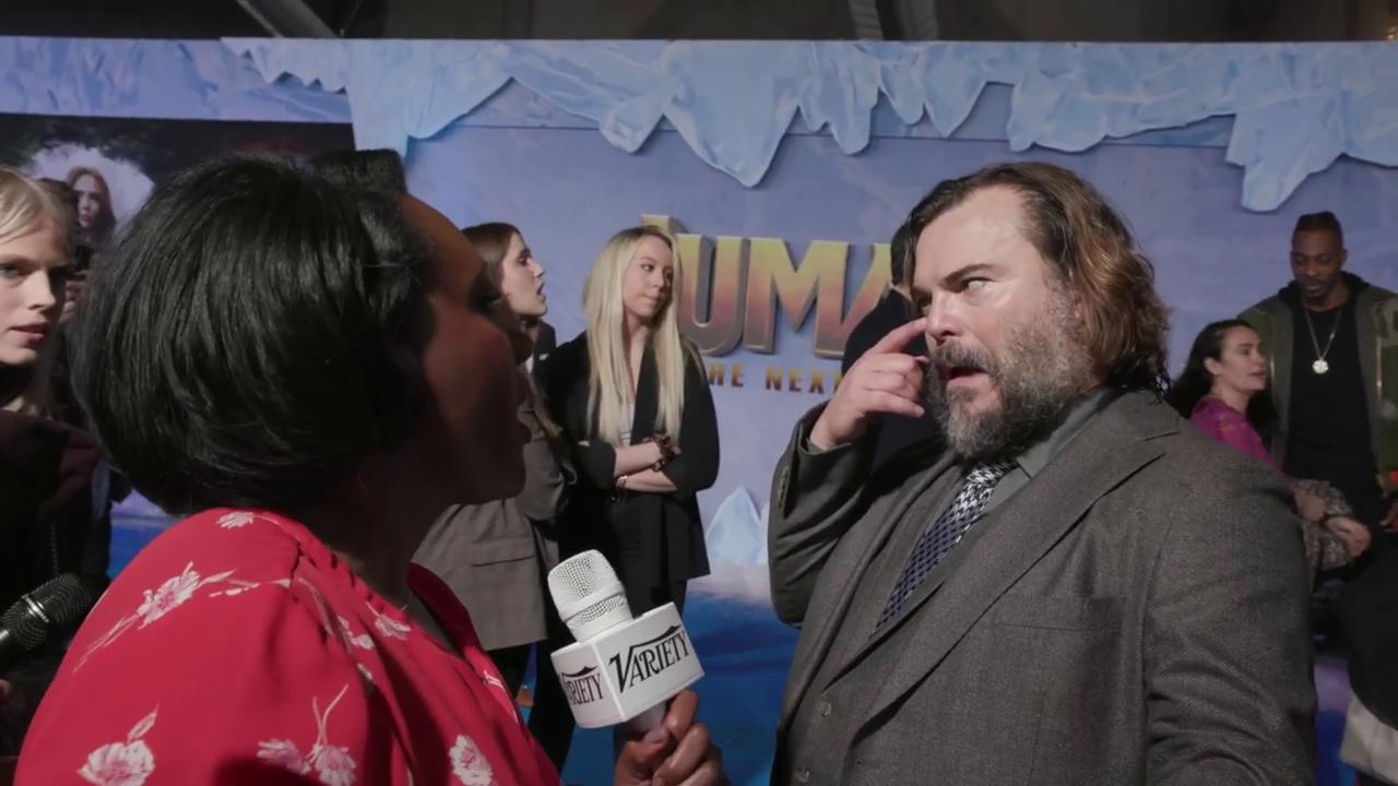 Watch Jack Black Forget He Was in 'The Holiday' at 'Jumanji