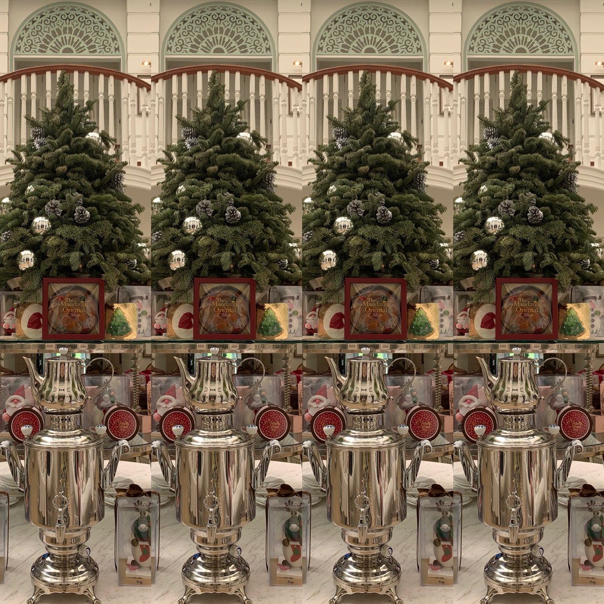 LWWren's tweet image. The table is set for a festive afternoon tea treat @MO_BANGKOK #littlewanderingwren