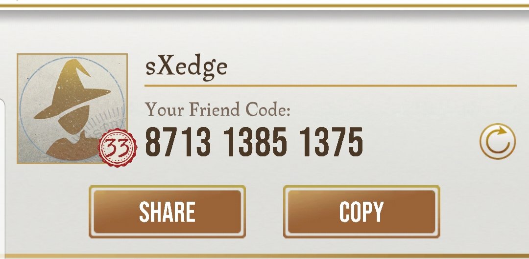sXedgeKid's tweet photo. Add me 😎👍 8713 1385 1375 #hpwu #harrypotterwizardsunite #wizardsunite #friendcode #wizardsunitefriends #harrypotter https://t.co/9M4X2x4ZDm