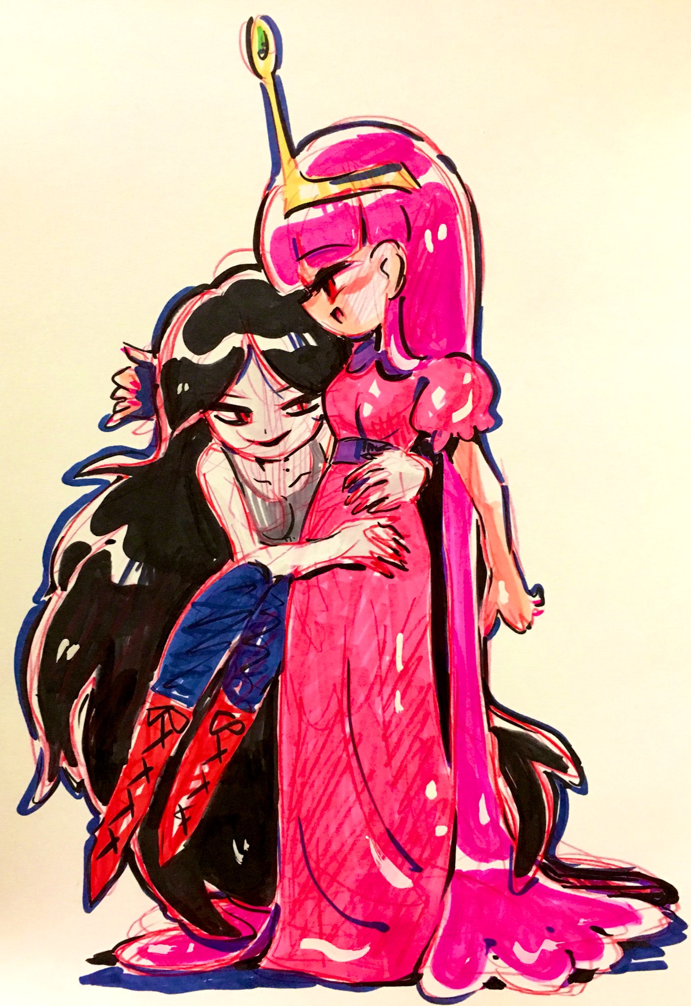 らくがきしたがり屋 Twitterissa Adventuretime イラスト 絵描きさんと繫がりたい イラスト好きさんとつながりたい アドベンチャータイム バンパイヤプリンセスマーセリン プリンセスバブルガム 黒とピンクの二人の組み合わせが好きです 色合い的に T らくがきしたがり屋 Twitterissa Adventuretime イラスト 絵描きさんと繫がりたい イラスト好きさんとつながりたい アドベンチャータイム バンパイヤプリンセスマーセリン プリンセスバブルガム 黒とピンクの二人の組み合わせが好きです 色合い的に T
