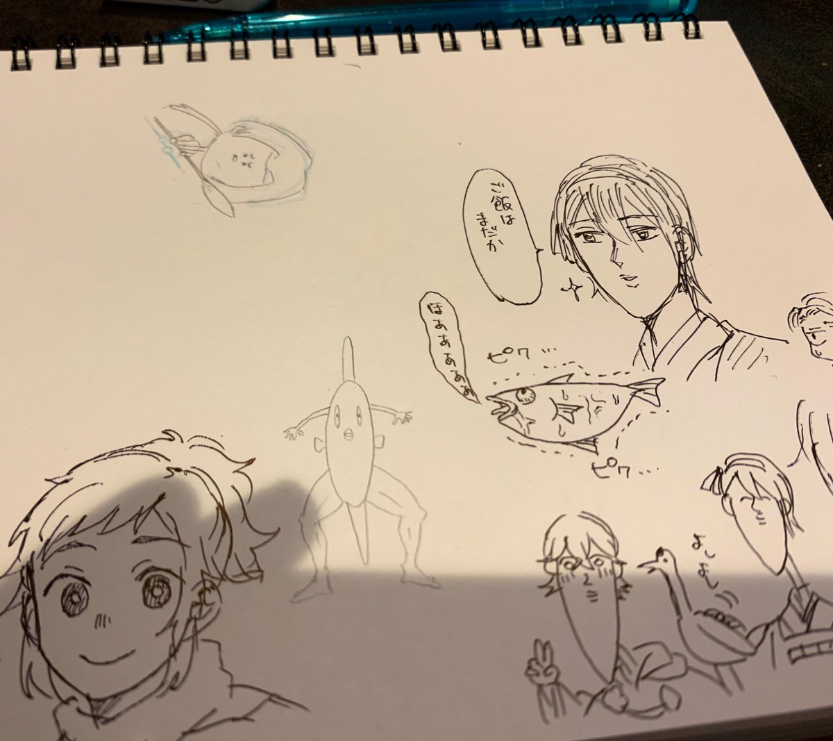 友達とカラオケで絵描いてる 